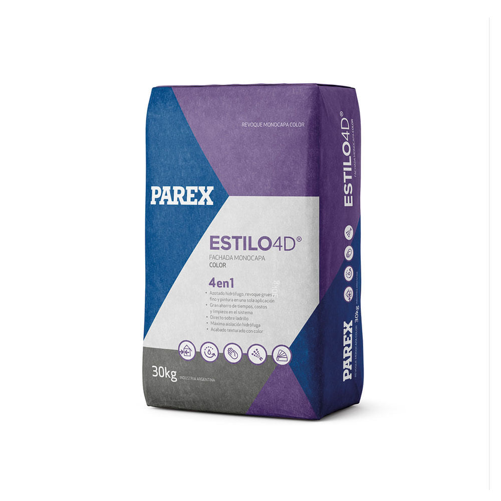 Revoque Parex Estilo Rosa Tilcara 30 kg