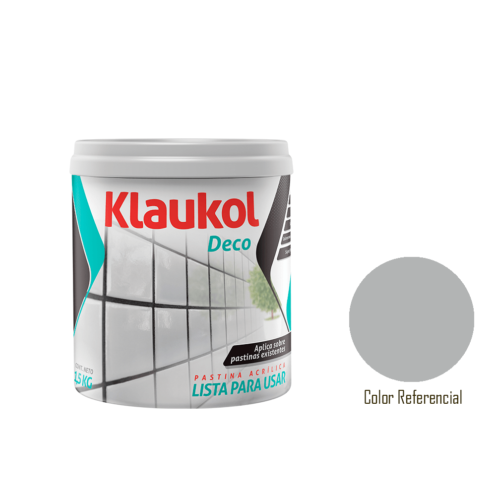 Pastina Klaukol Acrilica Ceniza Deco 1.5kg