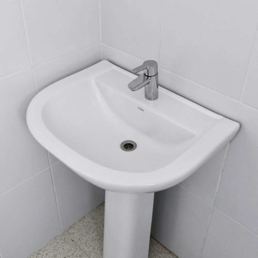 Lavatorio Ferrum Bari Blanco 1 Hueco