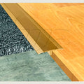 Unión T Dali Moldumet Aluminio 40mm A2470 Oro Mate de 2.00mt