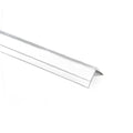 Tapacanto Moldumet Aluminio 20x20 A2020I Cromo Mate de 2.50mt Autoadhesivo