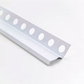 Zocalo Angulo Interno Moldumet Aluminio A5560 Anodizado Cromo Mate de 2.50mt