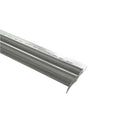 Nariz de Escalon Aluminio 57mm Moldumet A67G Gris de 2.50mt Doble