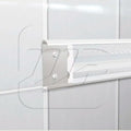 Guardapared Aluminio 73mm Moldumet AE1B de 2.00mt Blanco