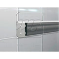 Guardapared Aluminio 73mm Moldumet AE1N de 2.00mt Negro