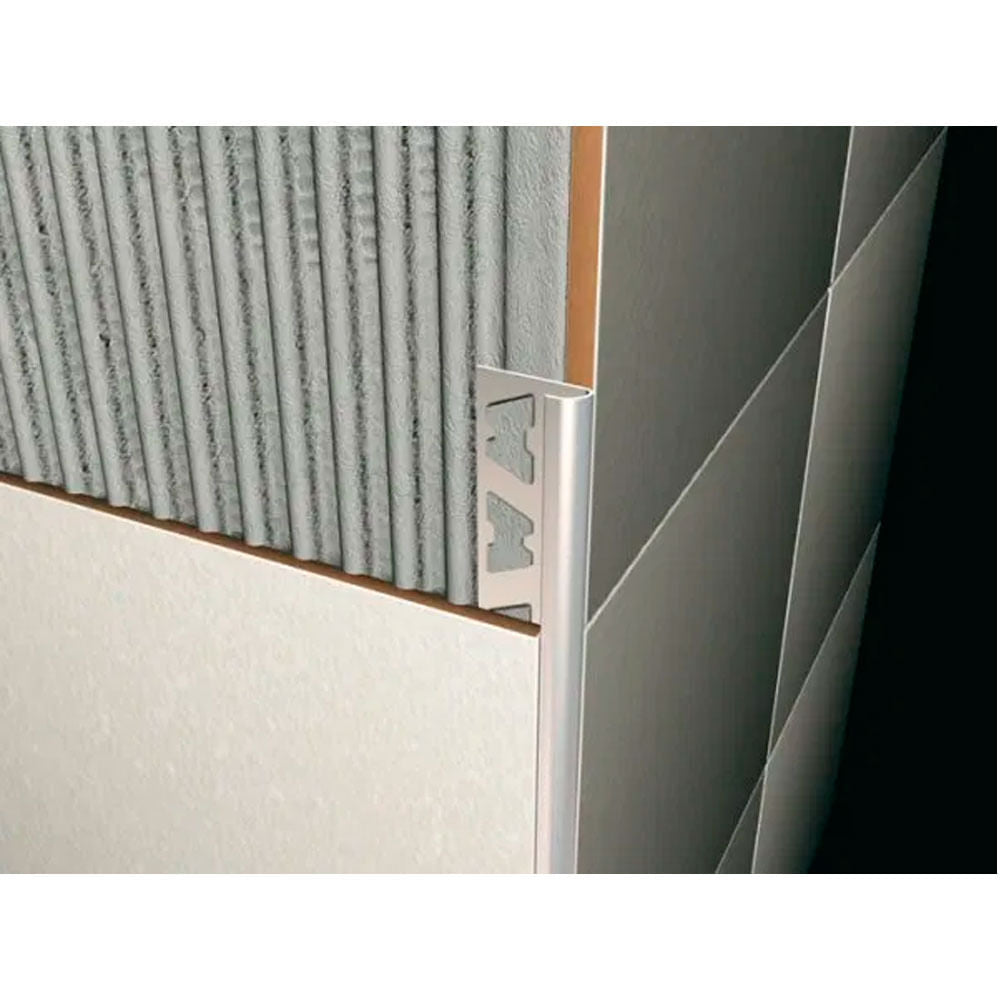Guardacanto Acero Inox 304 Esmerilado 15mm Moldumet C216E de 2.50mt