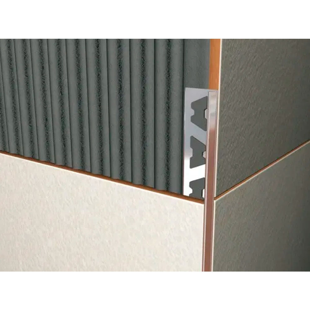 Perfil L Esquina Moldumet Acero Inox 304 10mm C310E Esmerilado de 2.50mt