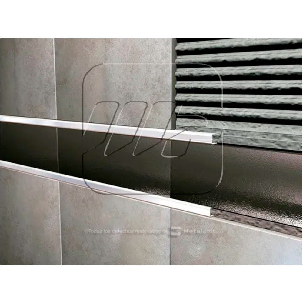 Randa 10.0x250.0 Simpleline Moldumet Acero Inox CU10E Esmerilado de 2.50mt