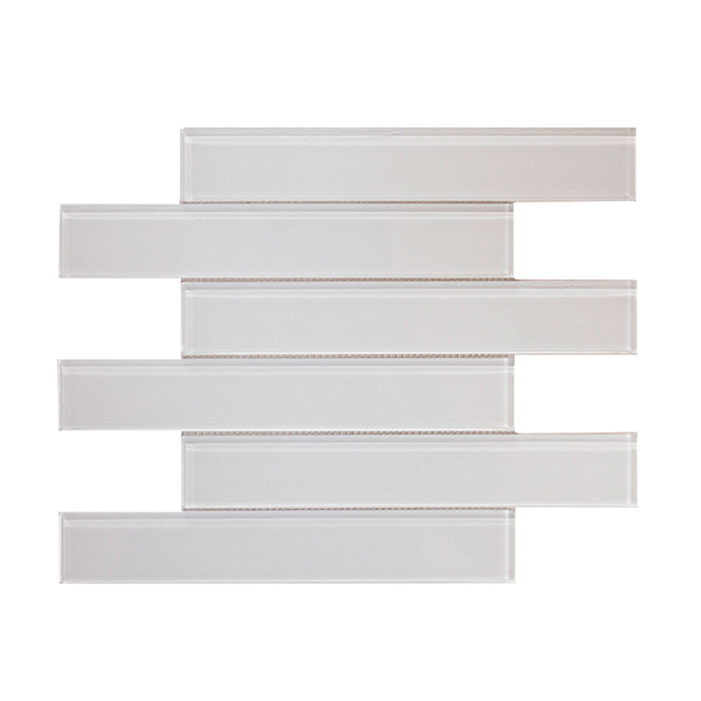 Malla 30.0x30.0 6V6110 Glass Brick 1 Bianco