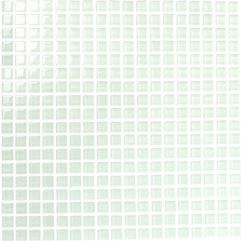 Malla 30.0x30.0 Vidrios V0017 Blanca Plain 15