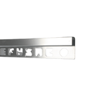 Guardacanto Aluminio CM 12mm Nefusac RMCAP1224 de 2.40mt Rodometal Cuadrado