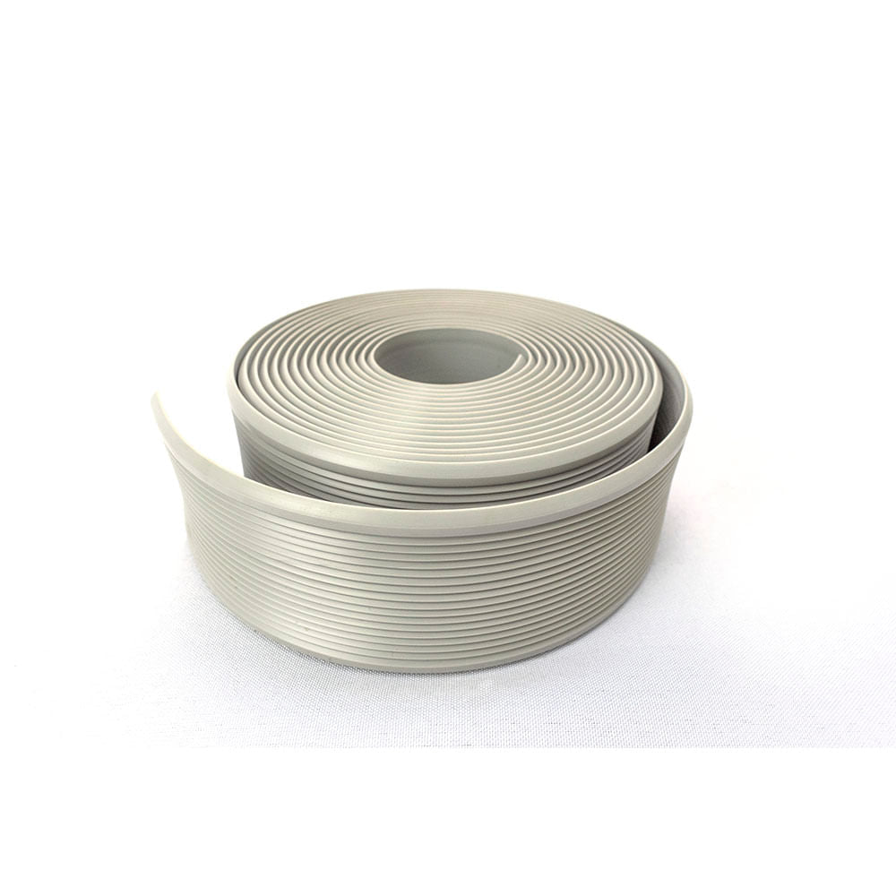 Nariz de Escalon PVC 45mm Nefusac Rodo Cinta RP4GR0040 Gris de 4mt