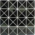 Malla 30.5x30.5 TSA-20 Acero Inox Mateo y Brillante Negro