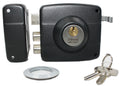 Chapa Puerta Sobreponer Papaiz 927 Negra