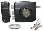 Chapa Puerta Sobreponer Papaiz 927 Negra