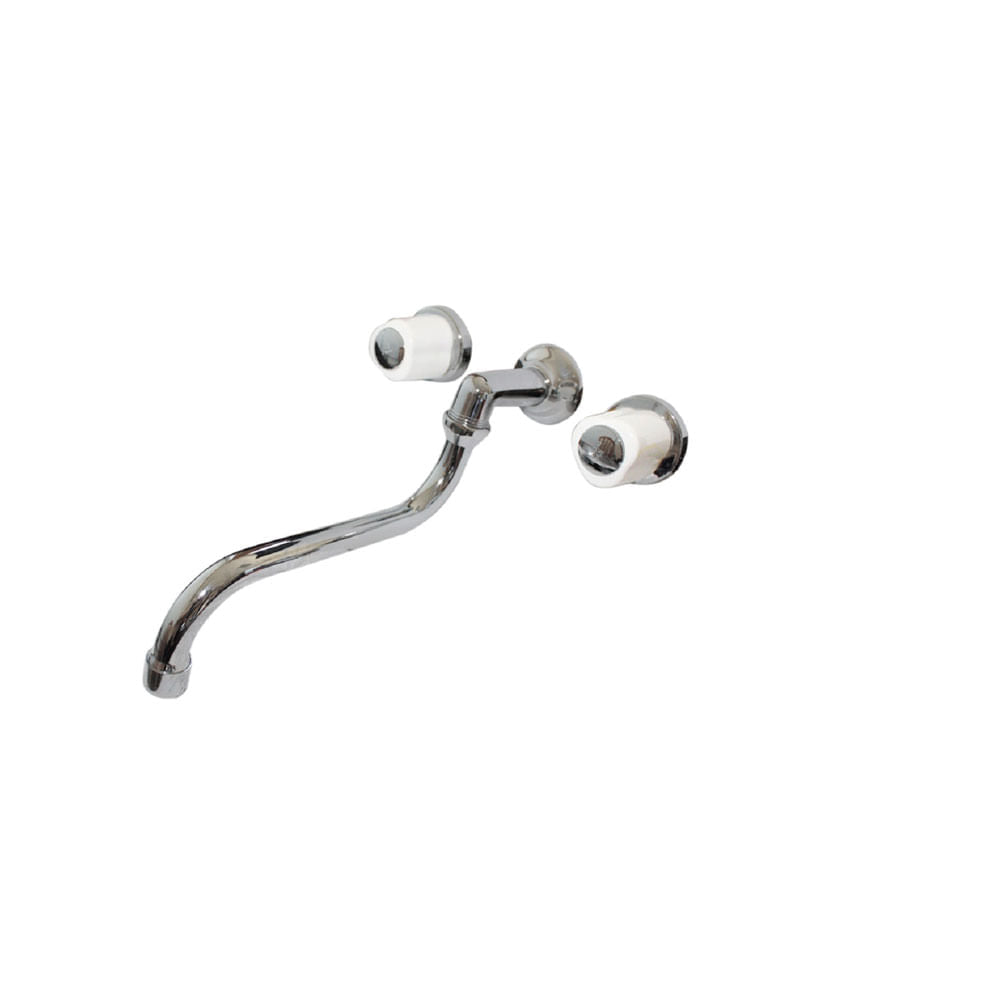 Mezcladora Pared Peirano Lorca BL/CR 56-010 Embutir Bajo