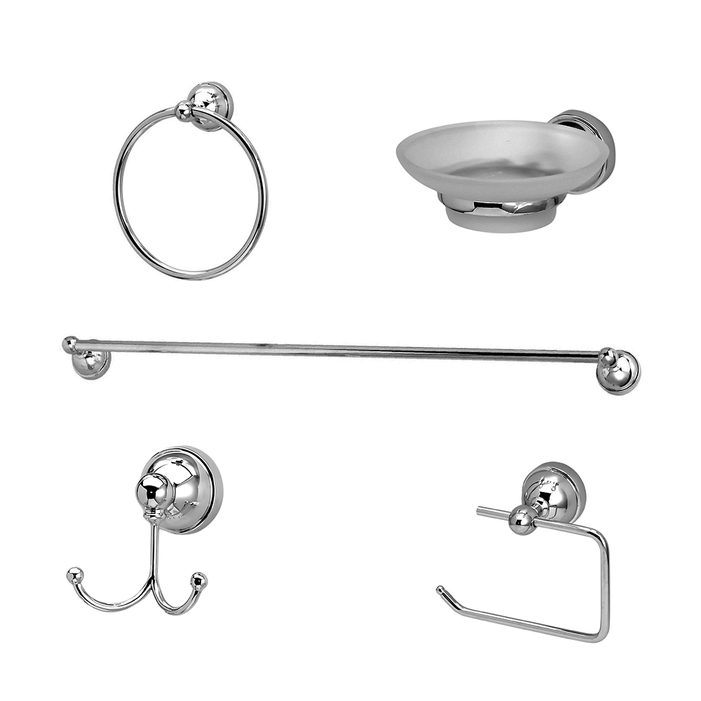 Accesorios Baño Peirano 8005 CR Juego 5 Pzas