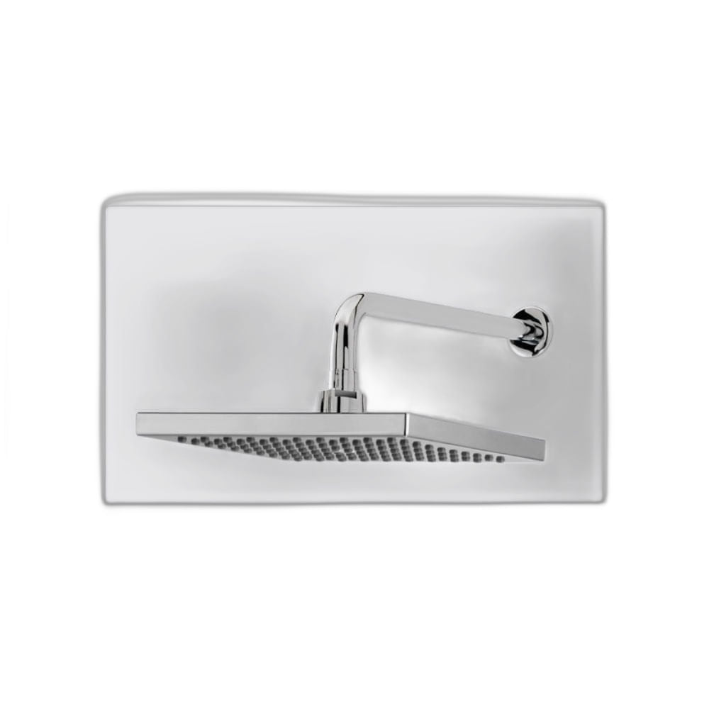 Ducha Articulada Peirano A996 Cromada 8" Cuadrada