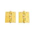 Bisagra Dorada de 3" c/anillo con Tornillo