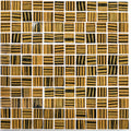 Malla 30.0x30.0 Vidrio 140 Raye Beige Negro