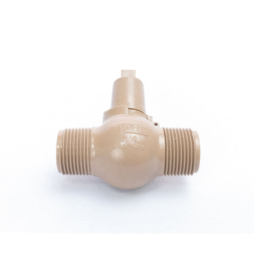 Llave de Paso Bola Tigre de 3/4" NBR-11306 Antifraude