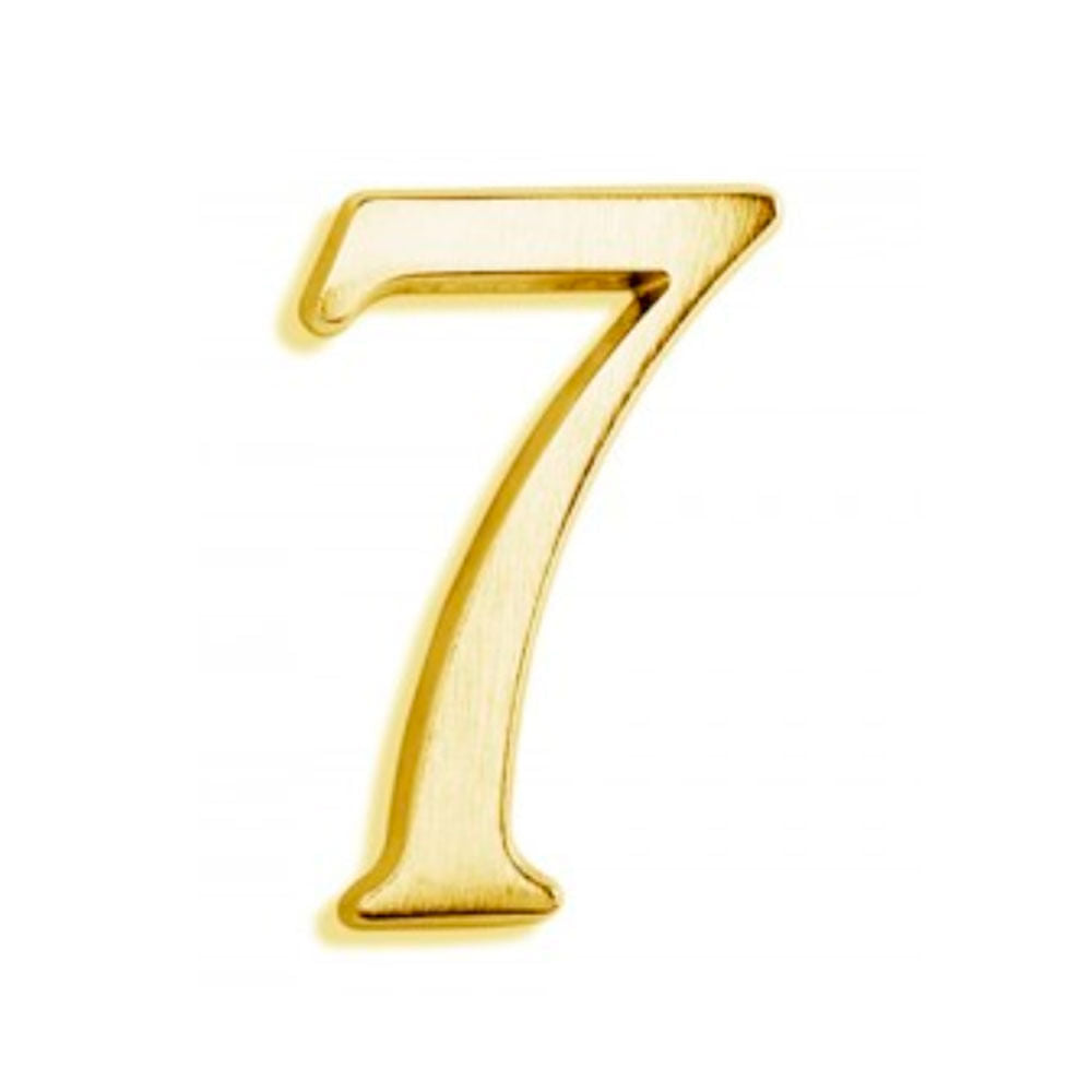 Numero Poli 7 172-7-7 Bronce Envejecido de 70 Mm