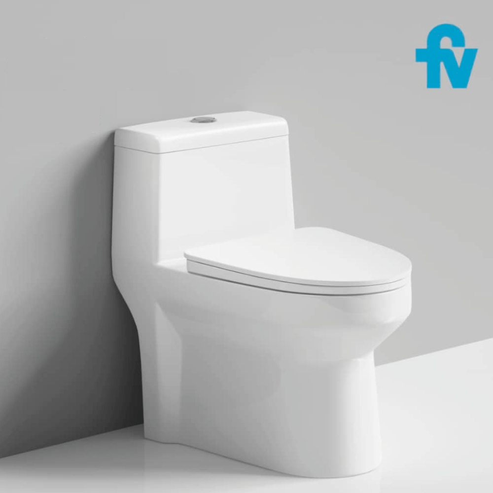 Inodoro OnePiece FV Riga Blanco con asiento
