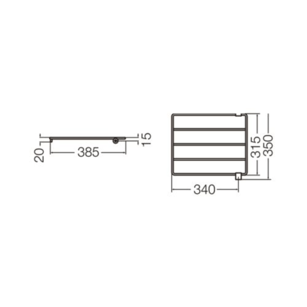 Rejilla para Vertedero Sanitario VG060 Acero Inox