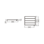 Rejilla para Vertedero Sanitario VG060 Acero Inox