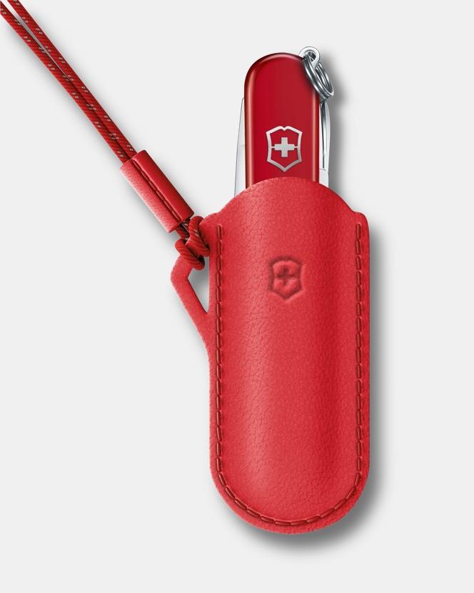 Estuche de cuero con correa