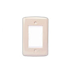 Placa Eléctrica Tramontina Lux2 Marfil 57105/057 4x2 3 Módulos suelto