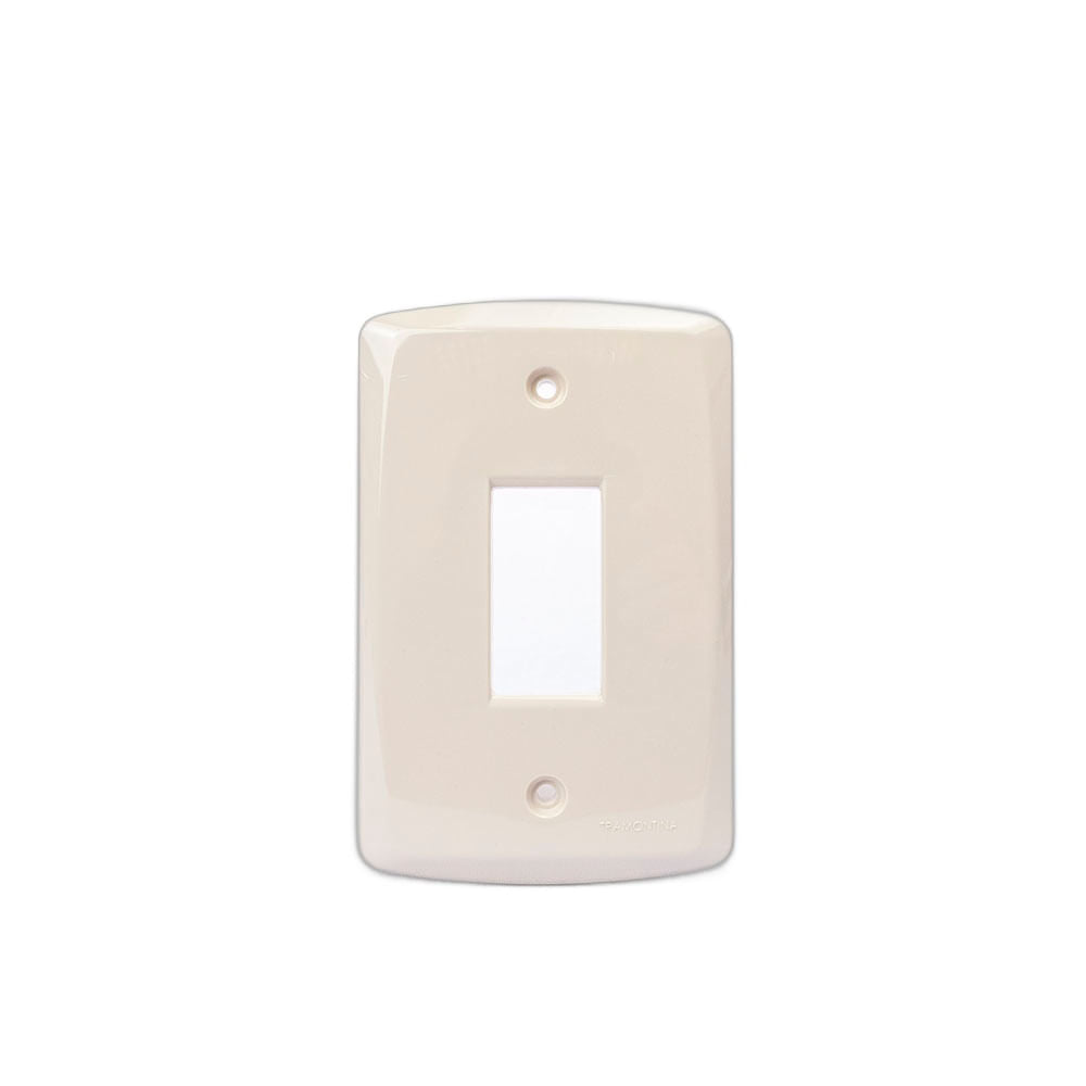 Placa Eléctrica Tramontina Lux2 Marfil 57105/053 4x2 1 Modulo Vertical suelto