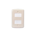 Placa Eléctrica Tramontina Lux2 Marfil 57105/056 4x2 2 Modulo distantes suelto