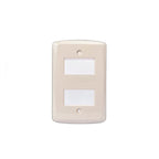 Placa Eléctrica Tramontina Lux2 Marfil 57105/056 4x2 2 Modulo distantes suelto