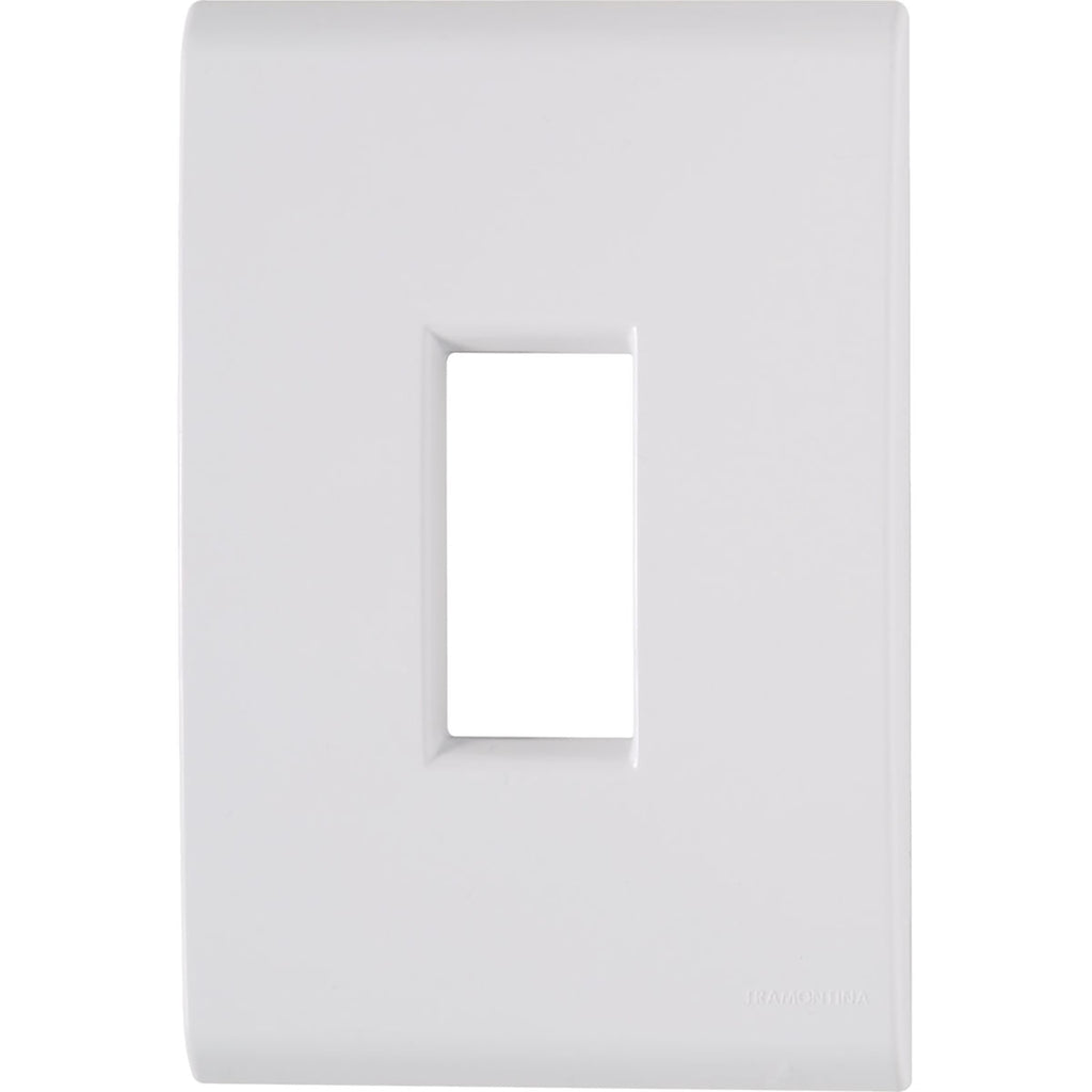 Placa Electrica Tramontina Liz Blanca 57106/003 4x2 1 Modulo Vertical Suelta