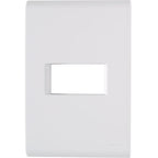 Placa Electrica Tramontina Liz Blanca 57106/004 4x2 1 Modulo Horizontal Suelta