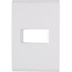 Placa Electrica Tramontina Liz Blanca 57106/004 4x2 1 Modulo Horizontal Suelta