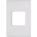 Placa Electrica Tramontina Liz Blanca 57106/005 4x2 2 Modulos Juntos Suelta