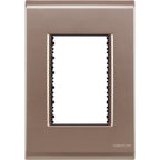Placa Electrica Tramontina Liz Oro Viejo 57106/047 4x2 3 Modulos Suelta
