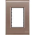 Placa Electrica Tramontina Liz Oro Viejo 57106/047 4x2 3 Modulos Suelta