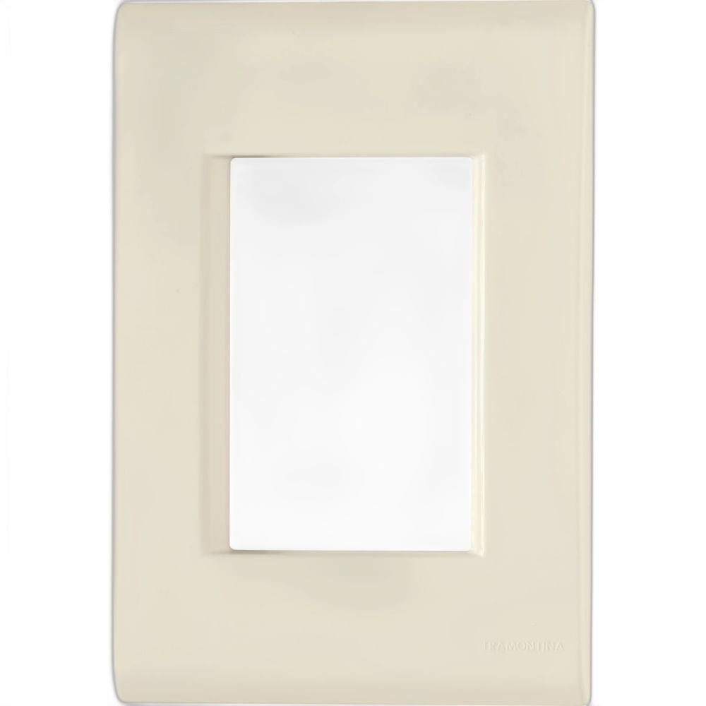 Placa Electrica Tramontina Liz Marfil 57106/057 4x2 3 Modulos Suelta