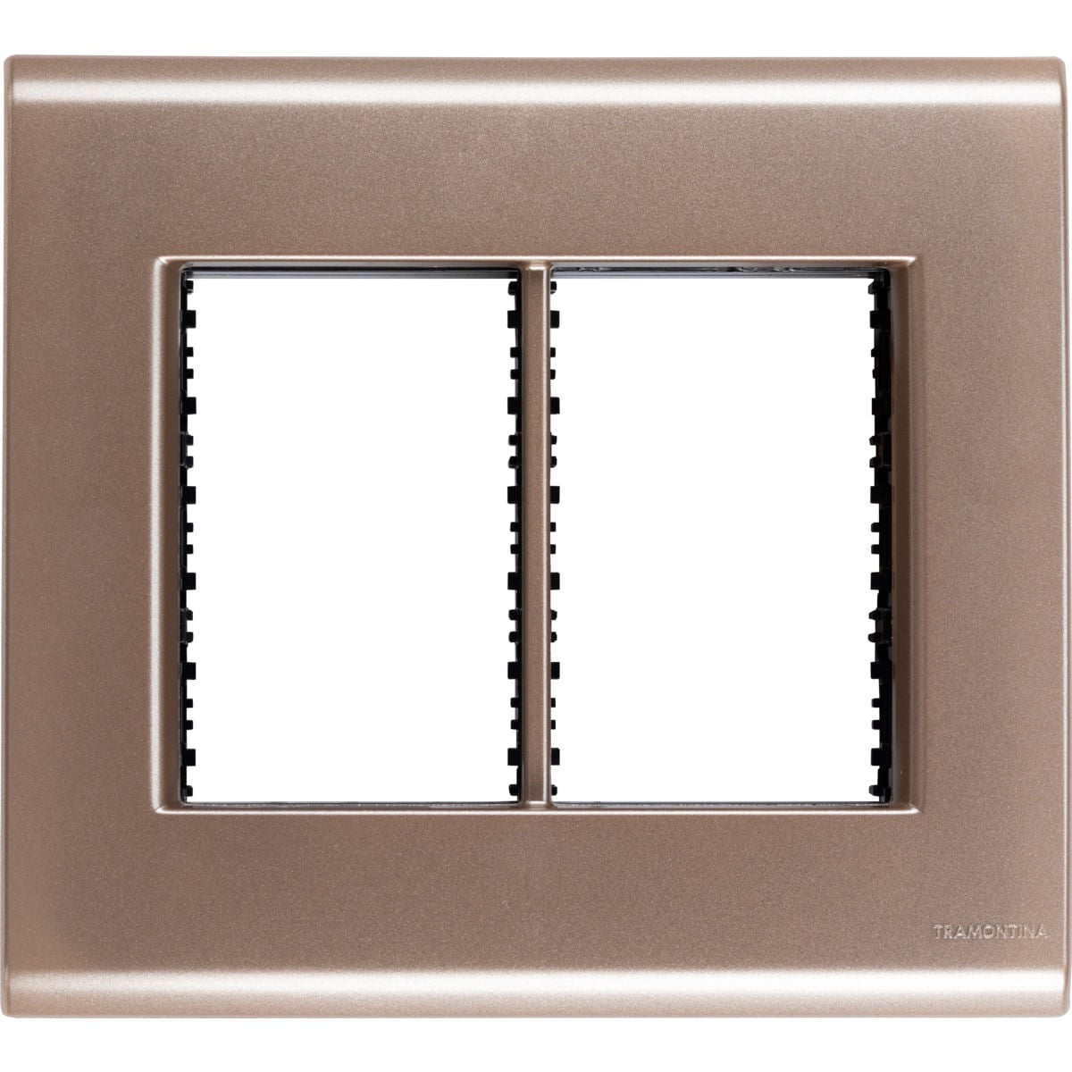 Placa Electrica Tramontina Liz Oro Viejo 57106/077 4x4 6 Modulos Suelta