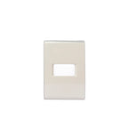 Placa Electrica Tramontina Liz Marfil 57106/054 4x2 1 Modulo Horizontal Suelta