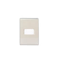 Placa Electrica Tramontina Liz Marfil 57106/054 4x2 1 Modulo Horizontal Suelta