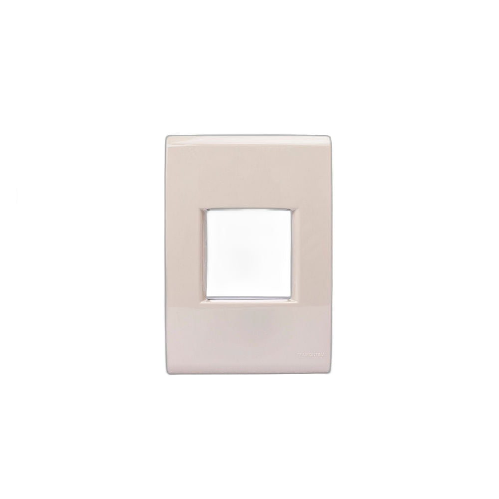 Placa Electrica Tramontina Liz Marfil 57106/055 4x2 2 Modulo juntos Suelta
