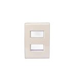 Placa Electrica Tramontina Liz Marfil 57106/056 4x2 2 Modulo distantes Suelta
