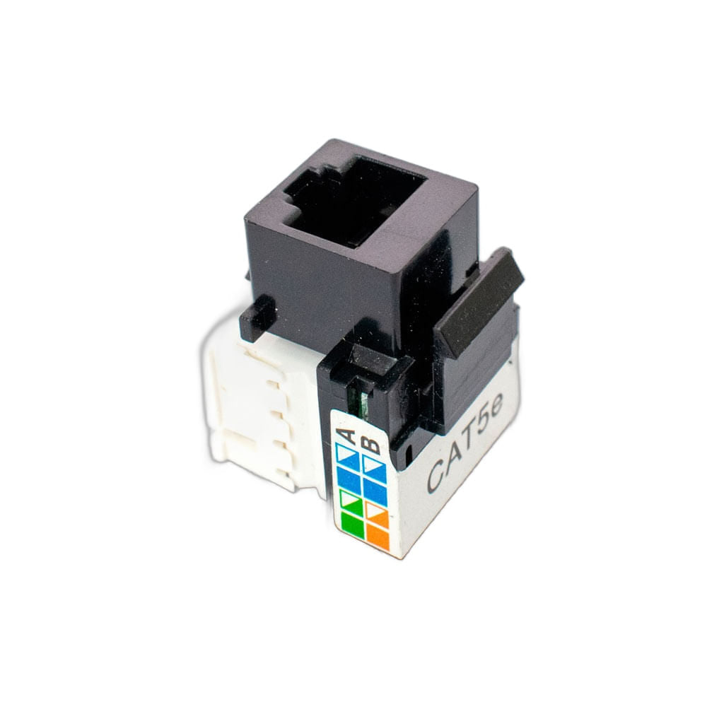 Modulo Tramontina 57115/057 Negro Red RJ 45 Cat 5e