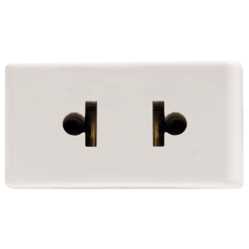 Modulo Tramontina 57115/229 Blanco Tomacorriente 15amp