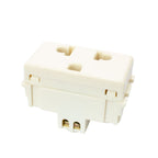 Modulo Tramontina 57119/228 Marfil Tomacorriente triple 15amp
