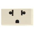 Modulo Tramontina 57119/228 Marfil Tomacorriente triple 15amp